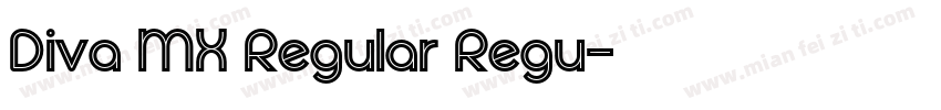 Diva MX Regular Regu字体转换
